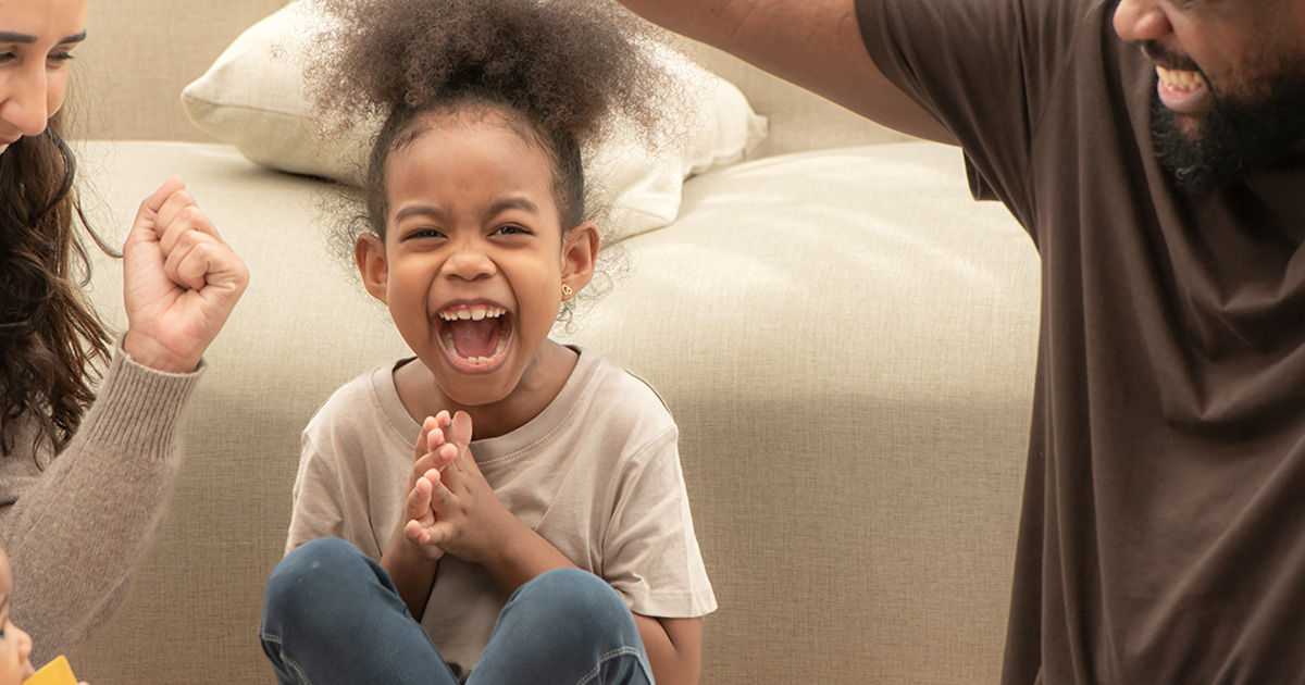 Finding ways to laugh together as a family makes hard days feel lighter.